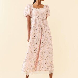 Bridgerton Maxi Dress - Blush Crush